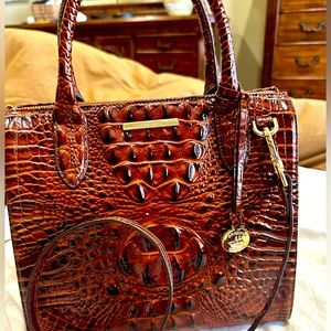 Brahman Caroline pecan Melbourne genuine leather